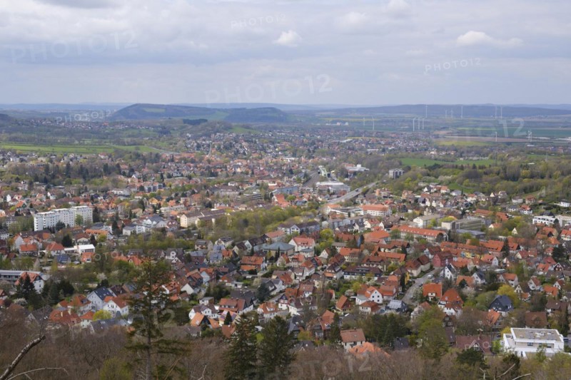 View of Bad Harzburg from the Burgberg
