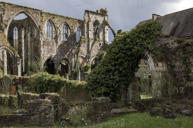 Ruins of the former abbey of Aulne