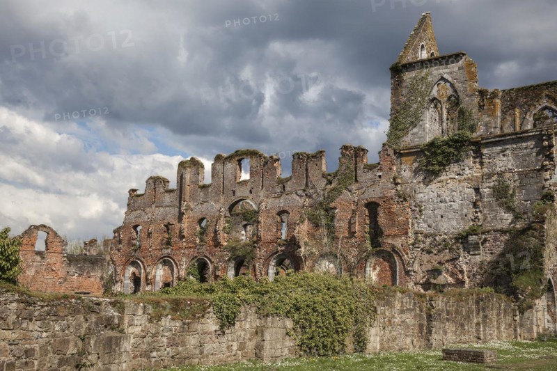 Ruins of the former abbey of Aulne