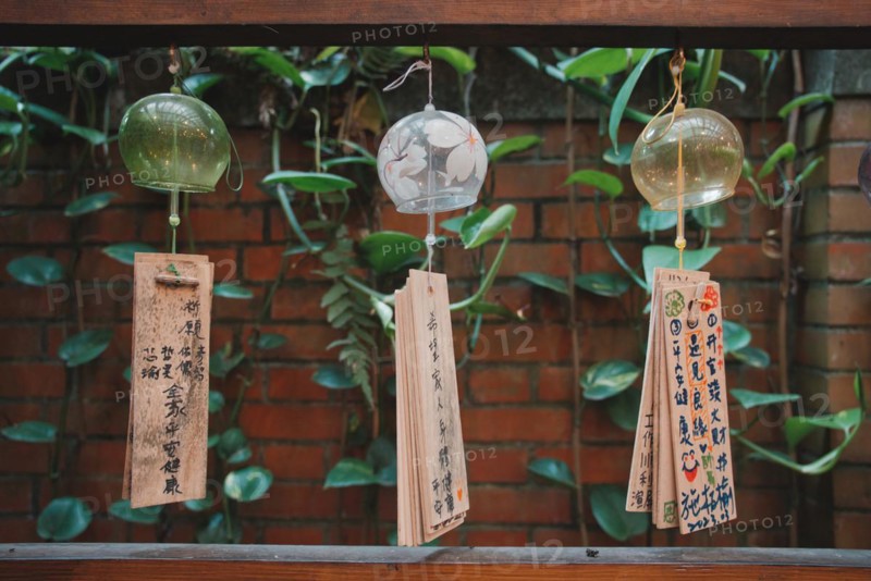 Japanese wind chime decoration for praying good luck