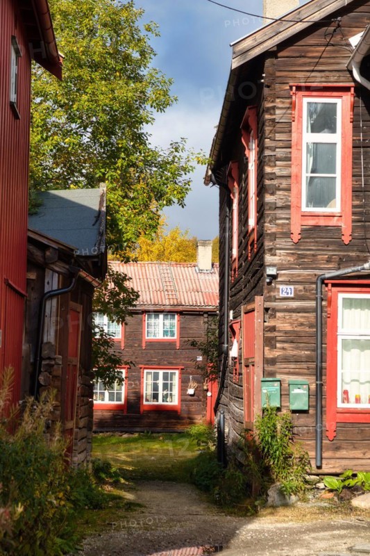 Wooden houses in Röros