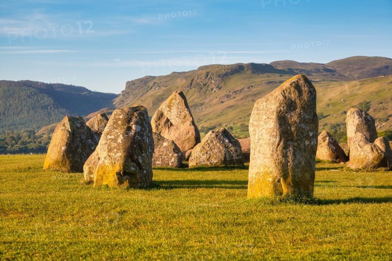 The Neolithic Castlerigg Stone Circle dating from around 3000 BC