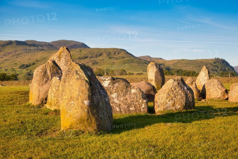 The Neolithic Castlerigg Stone Circle dating from around 3000 BC
