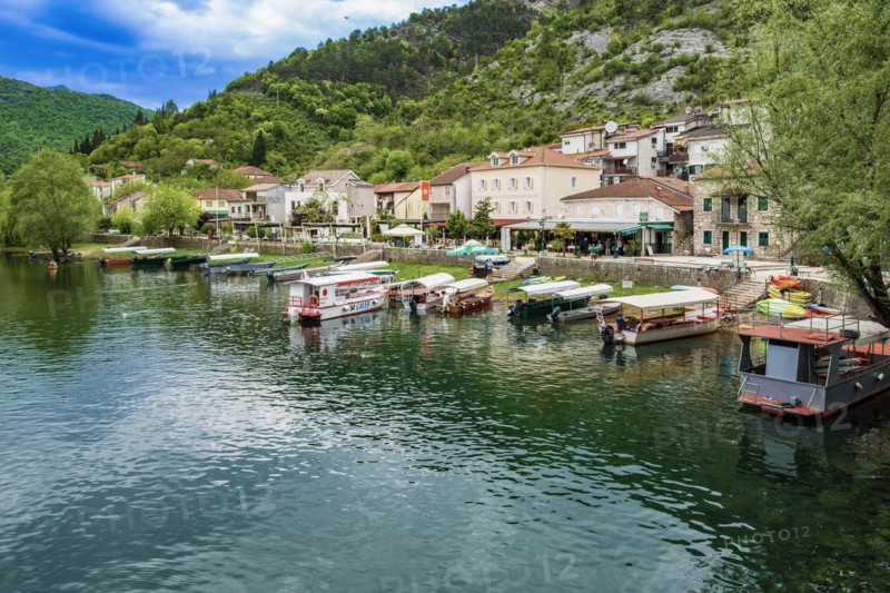Excursion boats on the Crnojevic River