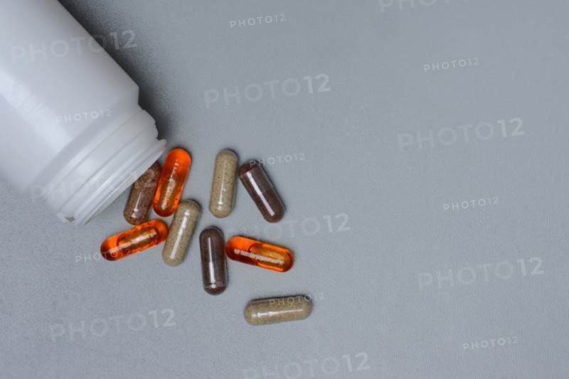 Capsules with food supplements