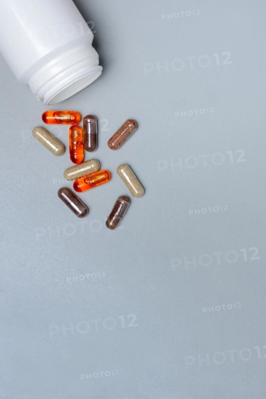 Capsules with food supplements