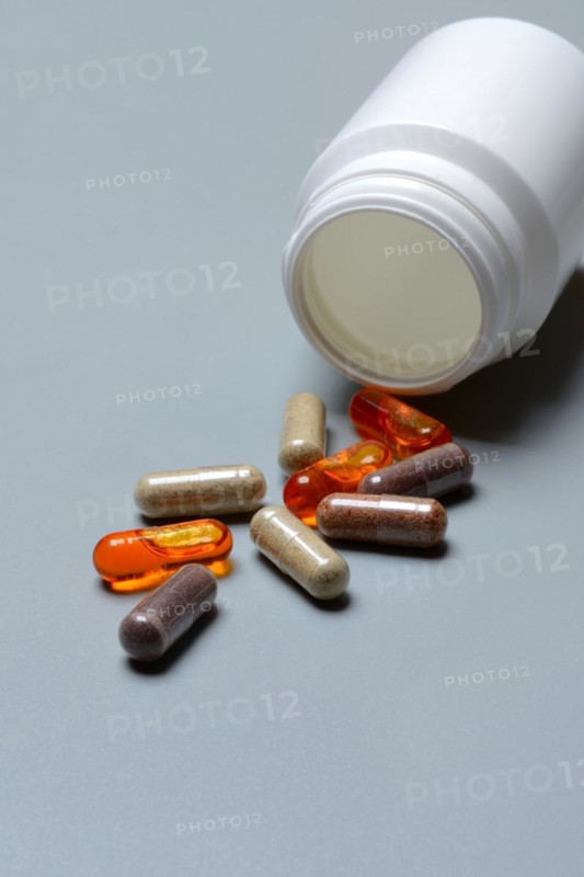 Capsules with food supplements