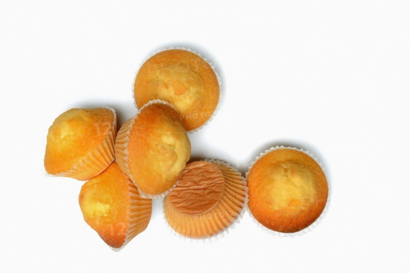 Several muffins as cropped image