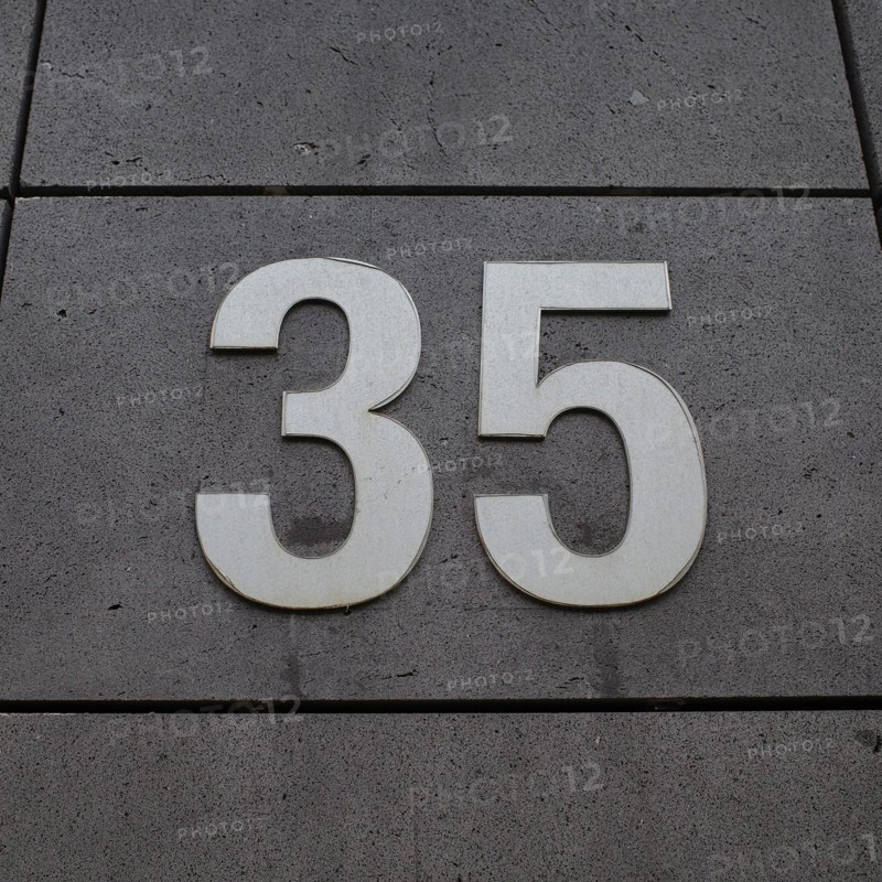 House number plate