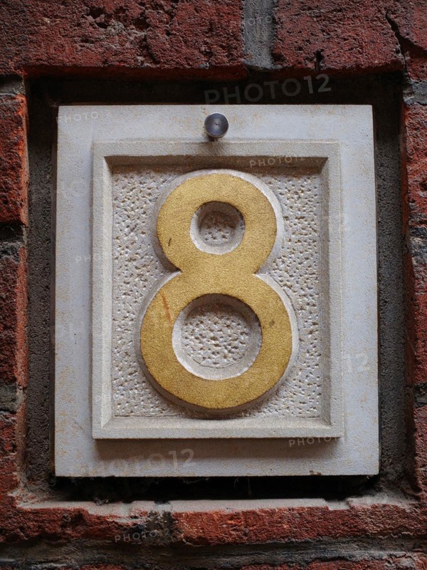 House number plate