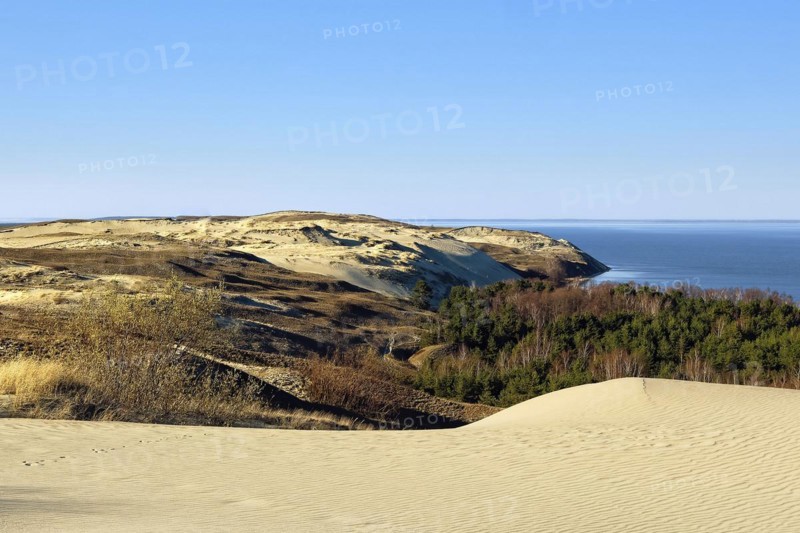 View of nordic dunes