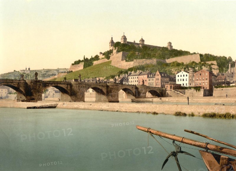 Main River and Fortress in Würzburg