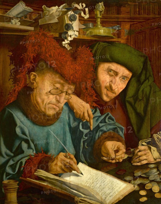 Tax collector in the Middle Ages
