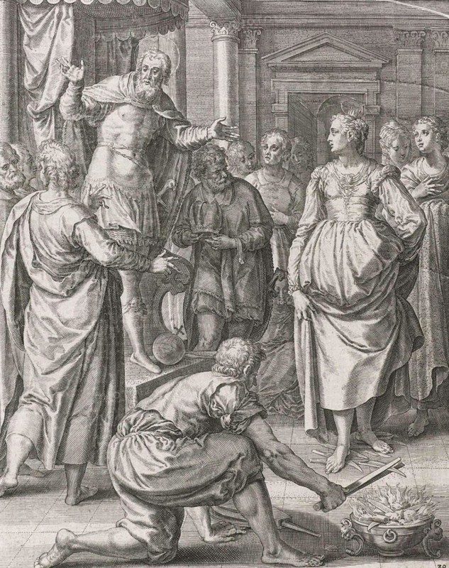 Saint Cunegonde of Luxembourg Proves Her Innocence
