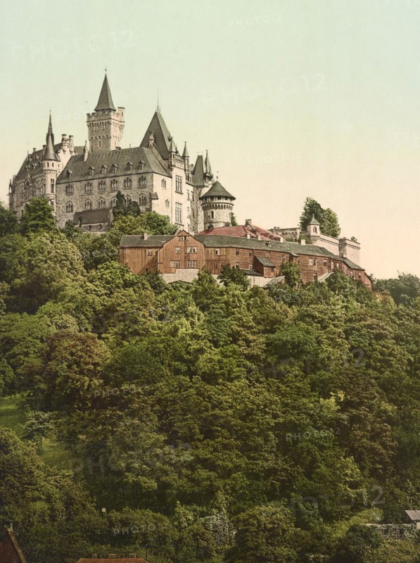 Wernigerode Castle in the Harz Mountains