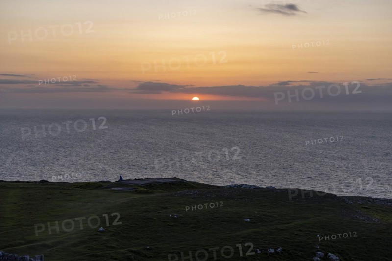 Sunset by the sea