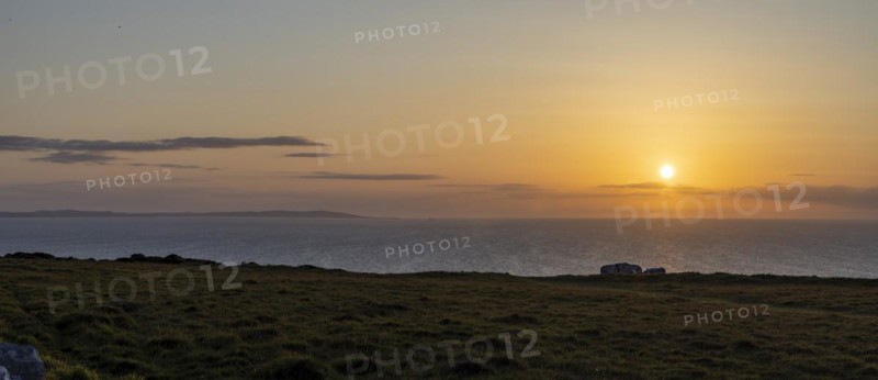 Sunset by the sea