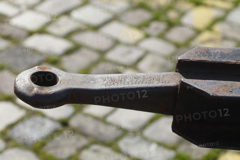 Trailer coupling on a truck trailer