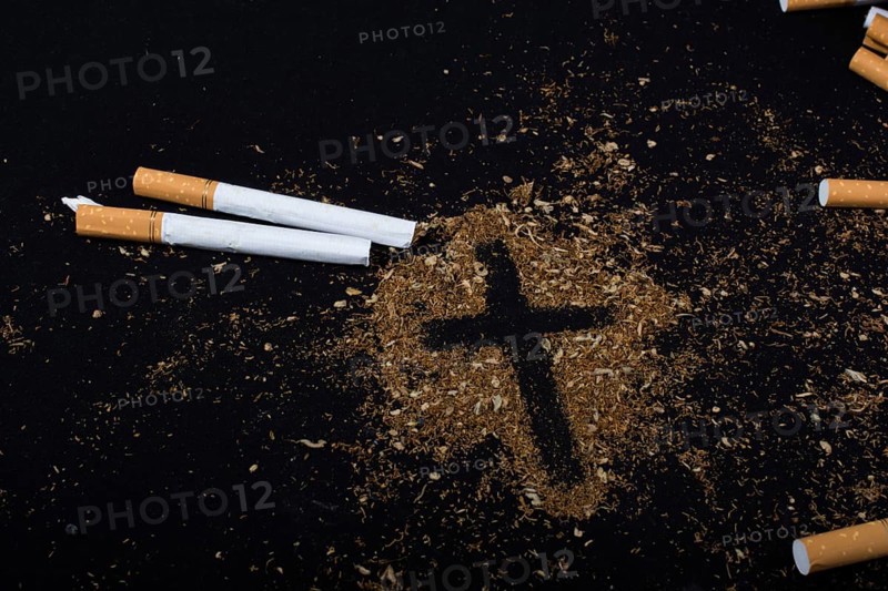 World No Tobacco Day poster for say no smoking concept