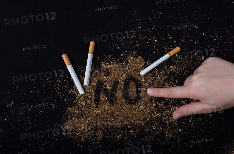World No Tobacco Day poster for say no smoking concept