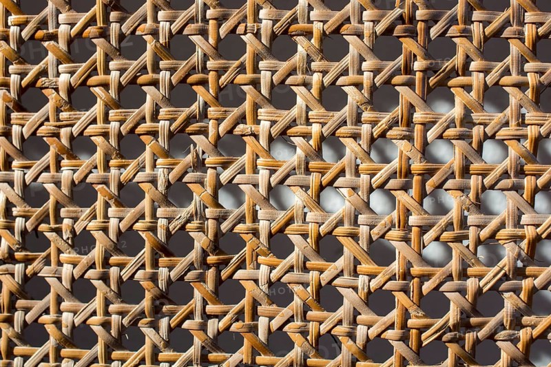 Pattern nature background of handicraft weave texture wicker surface