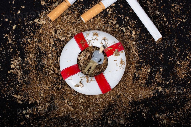 World No Tobacco Day poster for say no smoking concept