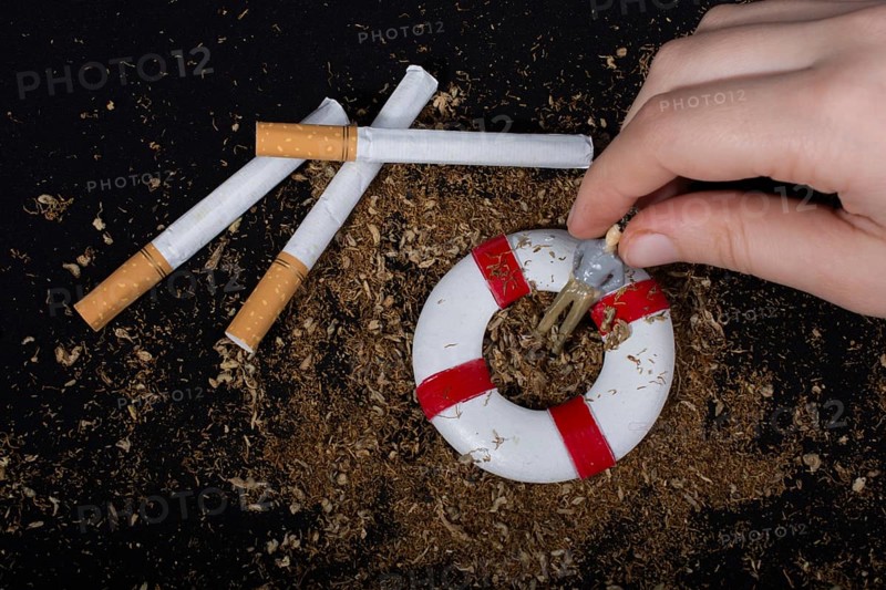 World No Tobacco Day poster for say no smoking concept