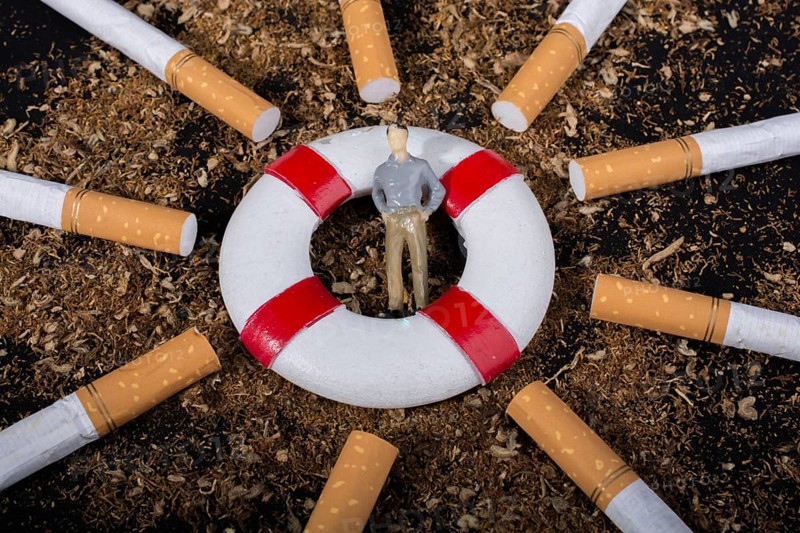 World No Tobacco Day poster for say no smoking concept