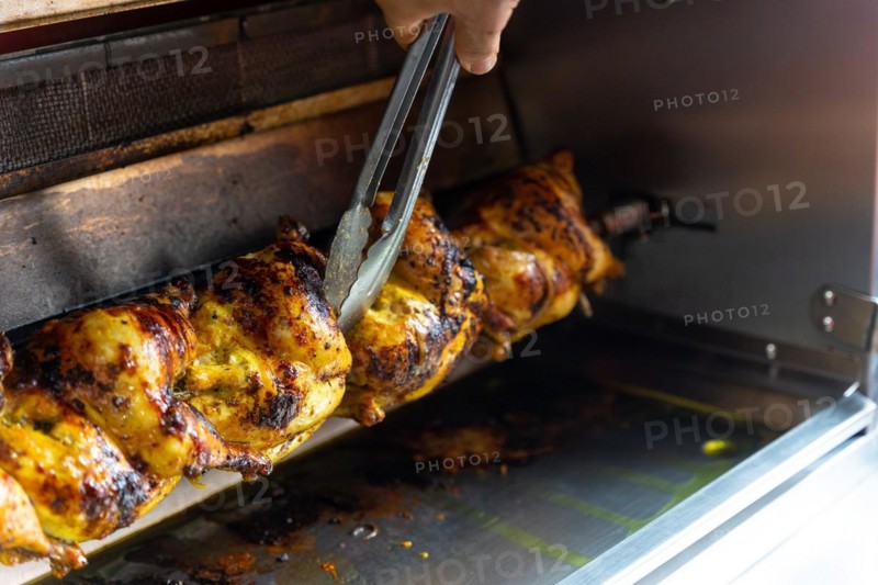 Chef of the kebab restaurant