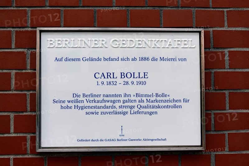 Berlin commemorative plaque for Carl Bolle