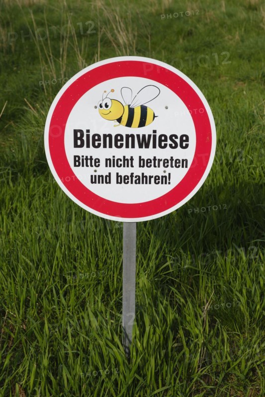 Sign Bienenwiese