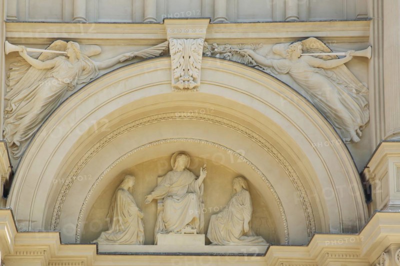 Tympanum with Christ