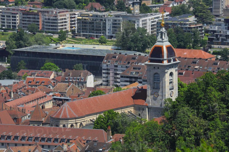 View of St-Jean Cathedral in Besançon