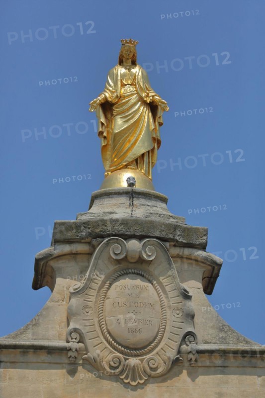 Golden Mother of God at the city gate Porte Saint-Jean Johannistor