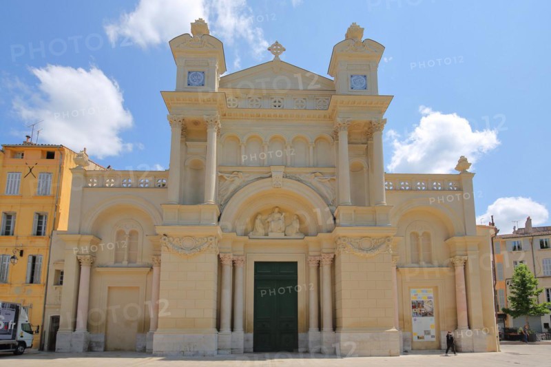 Baroque Ste-Madeleine Church with Portal