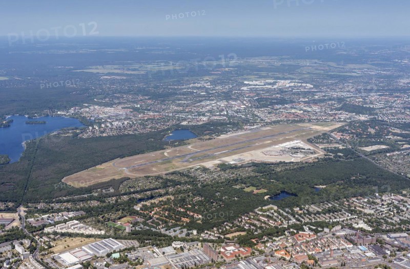 Aerial view of Berlin Tegel Airport