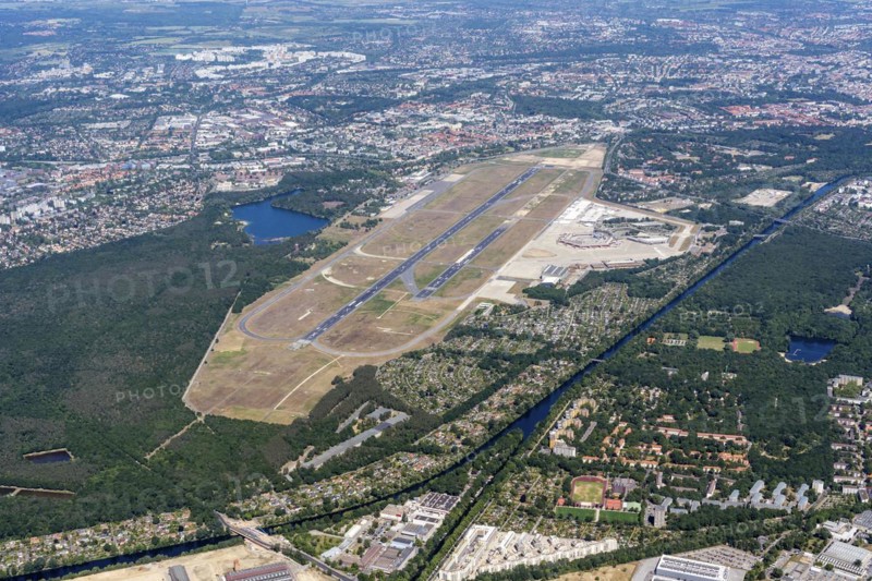 Aerial view of Berlin Tegel Airport