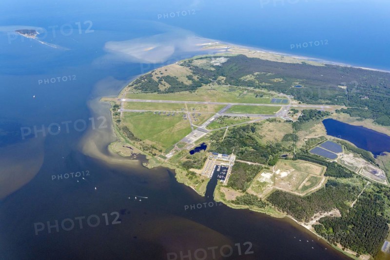 Aerial view of Peenemünde airfield
