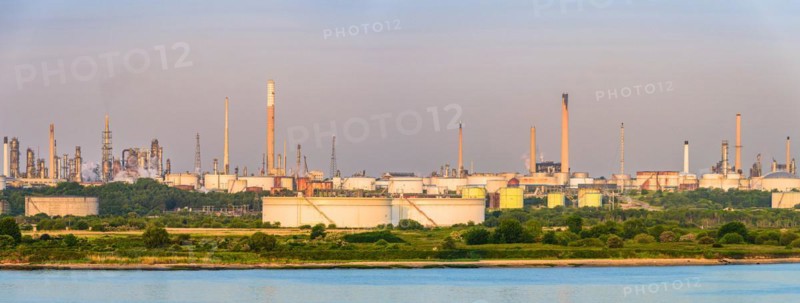 Sunrise over Esso Oil Terminal