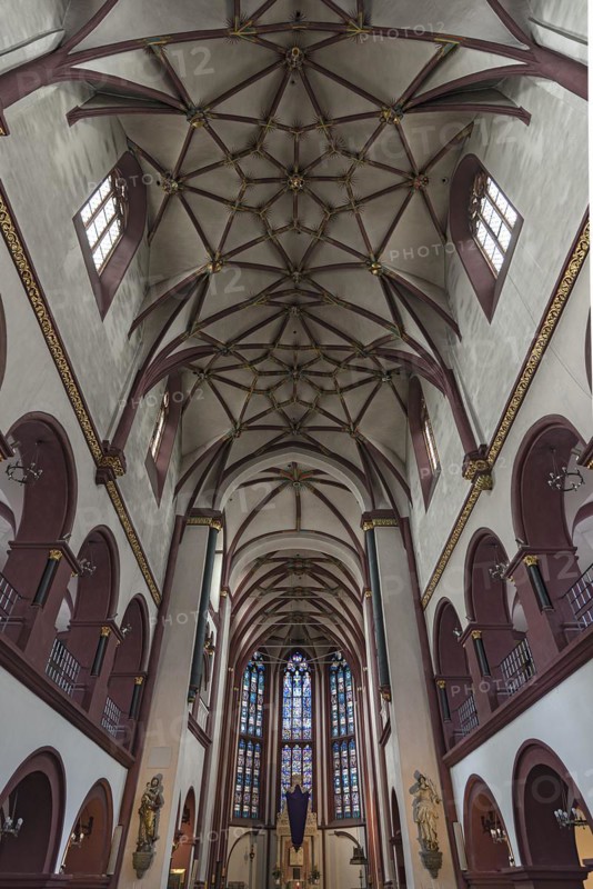 Interior of the Church of Our Dear Lady