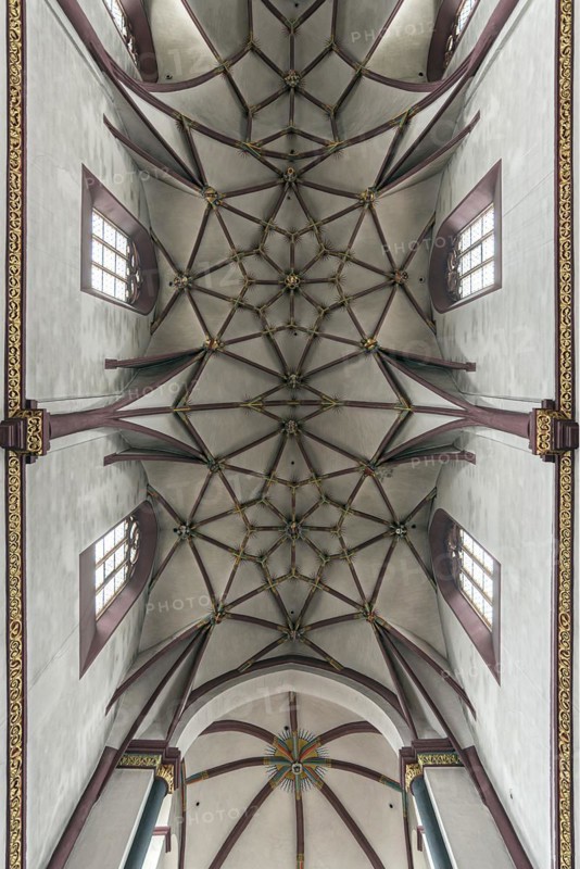Ceiling vault of the Church of Our Dear Lady