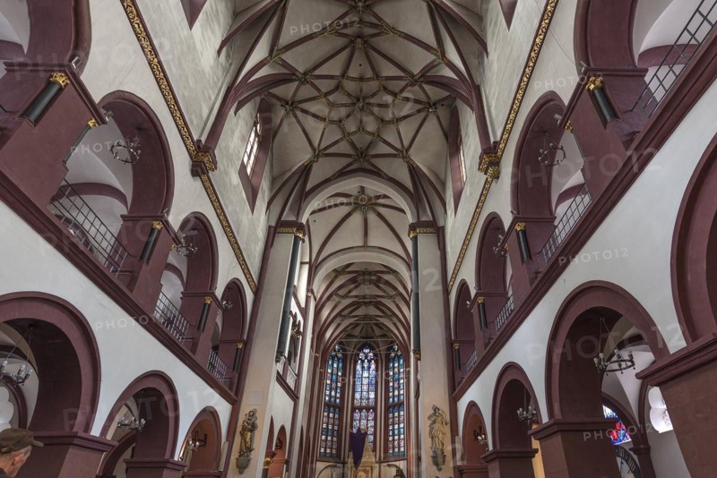 Interior of the Church of Our Dear Lady