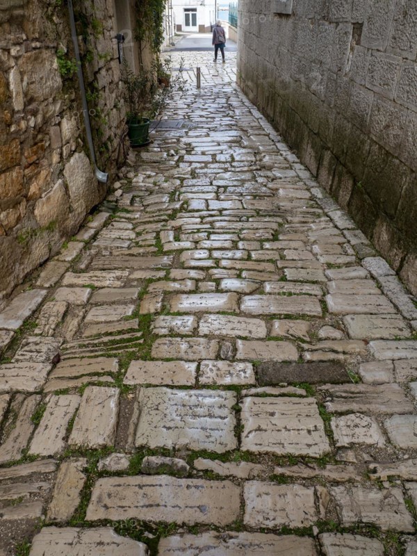 Street with cobblestones