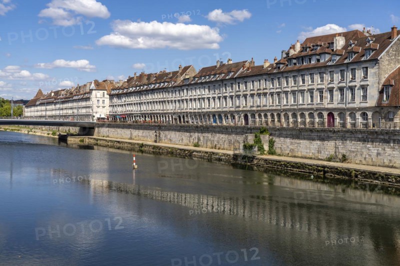 River Doubs and the Quai Vauban in Besancon