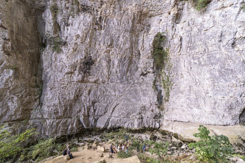 Cave Grotte Sarrazine at the Source du Lison near Nans-sous-Sainte-Anne