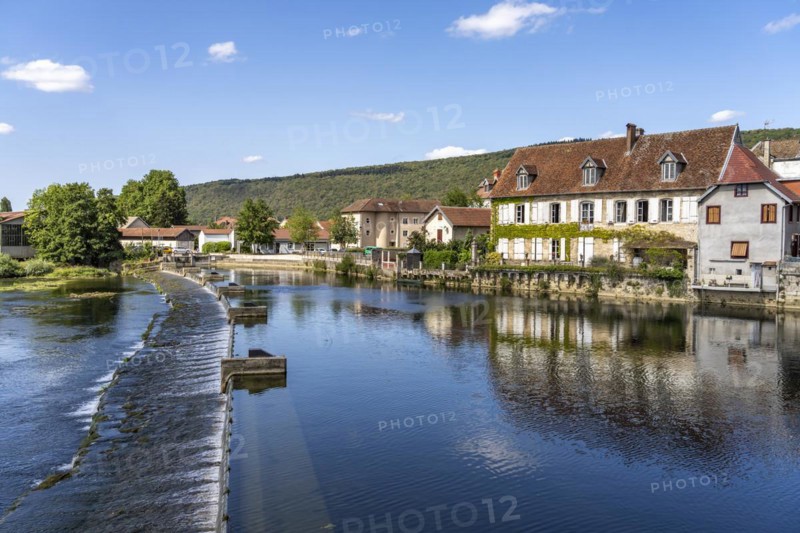 Quingey and the River Loue