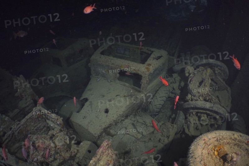 World War II truck Truck in the hold of the Thistlegorm