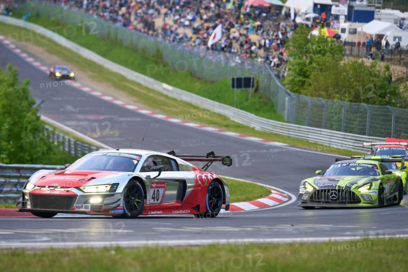 The Audi R8 LMS of Team Audi Sport Team Scherer PHX with Timo Scheider