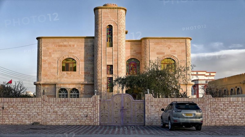 Traditional characteristic family house in Oman