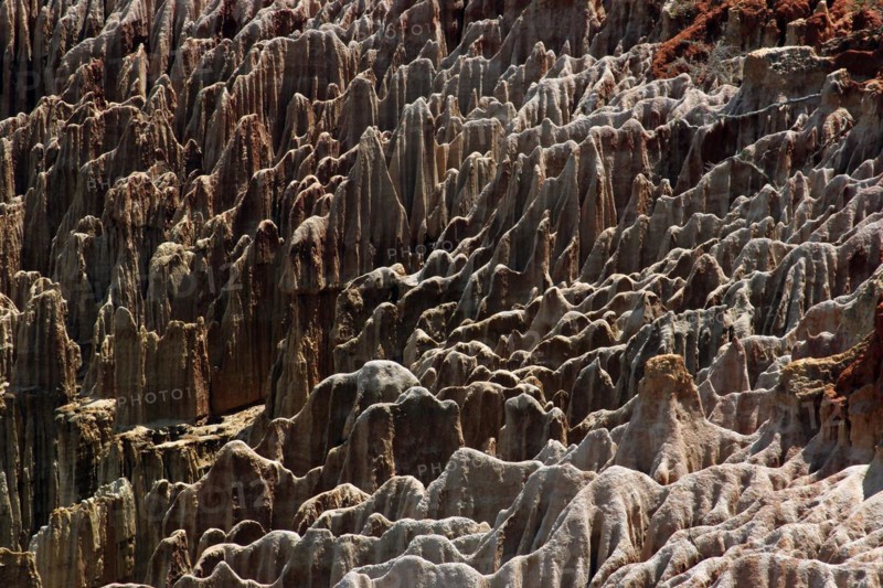 Limestone erosion along the coast between Luanda and Lobito